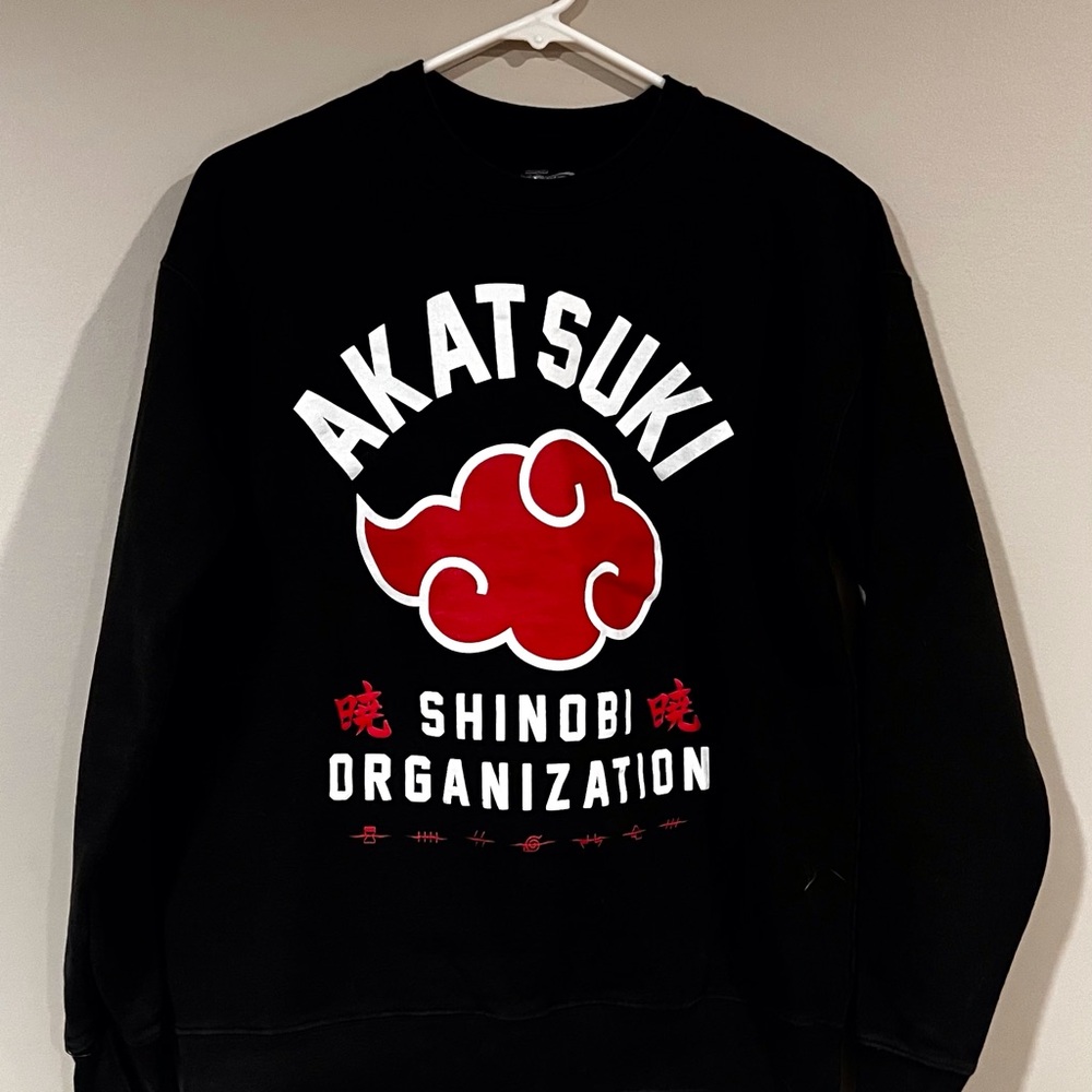 Crazy 8 Black and Red Graphic Crewneck Sweater
